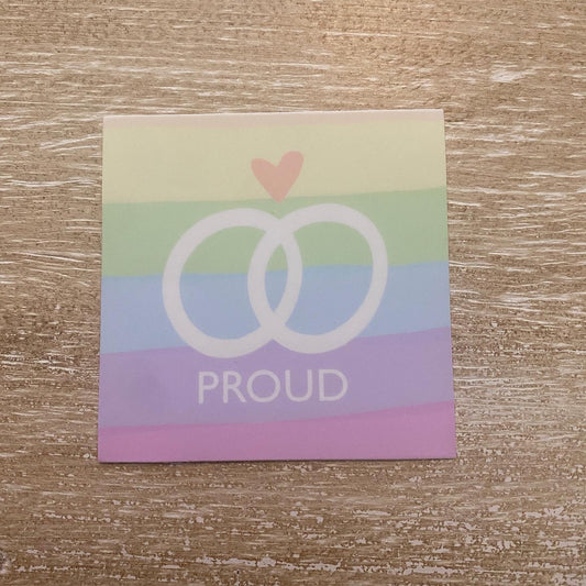 PROUD Sticker - createdbykierst