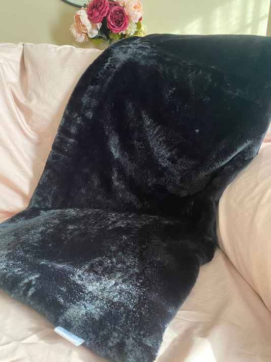 Faux Fur Throw Blanket - createdbykierst