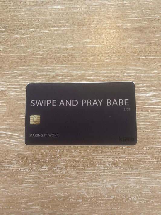 Swipe and Pray Sticker - createdbykierst