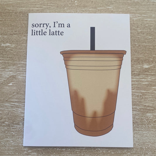 A Little Latte Card - createdbykierst